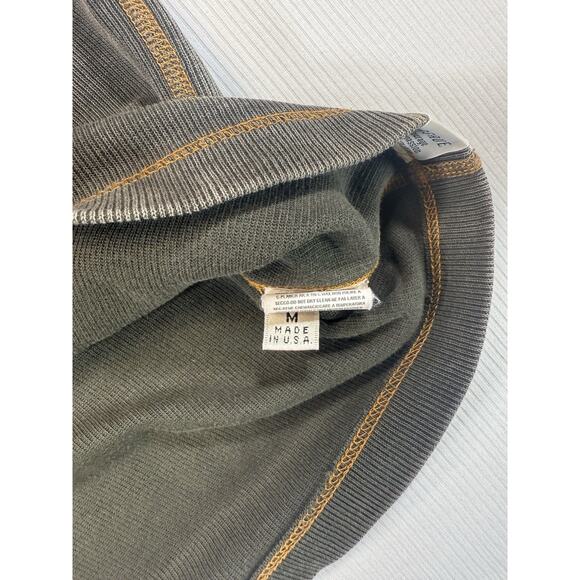 Agave Desperado Agavelux Thermal Long Sleeve Shirt M Indigo Cotton Made in USA - Picture 7 of 9